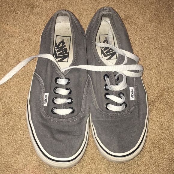 grey vans size 5